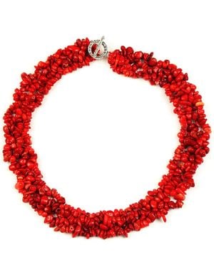 Eye Candy LA Red Stone Necklace