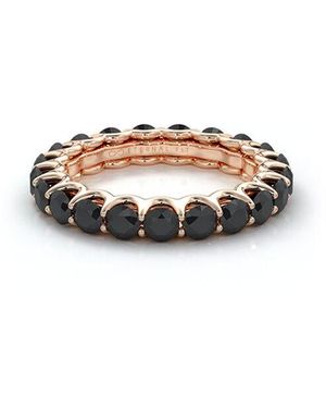 The Eternal Fit 14k Rose Gold 3.80 Ct. Tw. Diamond Eternity Ring - White