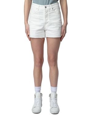 Zadig & Voltaire Sissi Denim Eco Short - White