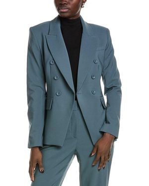 Toccin Kylie Double-Breasted Blazer - Blue