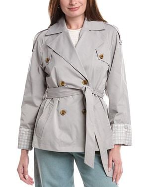 BCBGMAXAZRIA Trench Coat - Grey