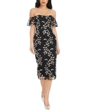 Dress the Population Tara Sheath Dress - Black