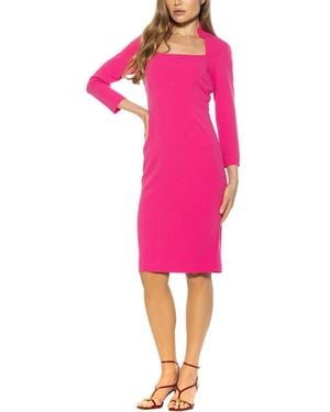 Alexia Admor Mara Sheath Dress - Pink