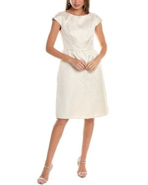 The Dessy Group Dessy Collection Jacquard Cocktail Dress - Natural