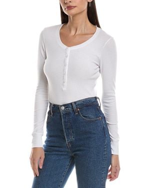 Rag & Bone Essie Rib Henley - Blue