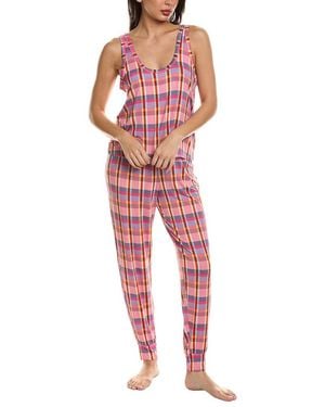 Honeydew Intimates 2Pc All American Tank Pant Set - Red