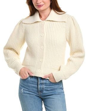 Joie Flora Wool & Alpaca-Blend Cardigan - Natural