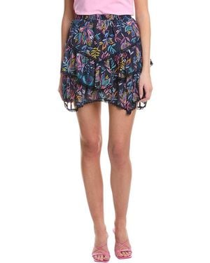 Allison Gracie Mini Skirt - Blue