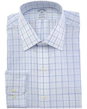 Brooks Brothers Regular Fit Dress Shirt - Blue
