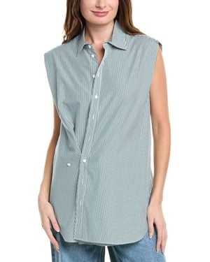 Rag & Bone Indiana Stripe Shirt - Blue