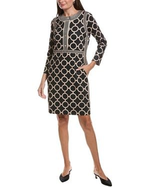 Gretchen Scott Trimmed Up Dress - Black