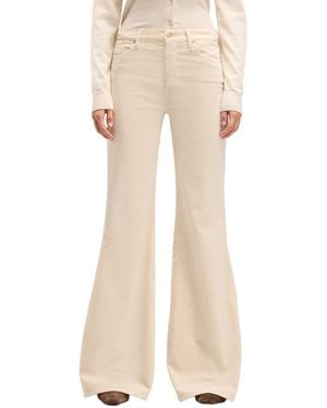 7 For All Mankind Retro Velvet Natural Flare Leg Jean