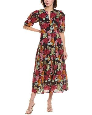 Jude Connally Jordana Cotton Voile Tiered Maxi Dress