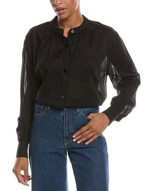 Officine Generale Katniss Voile Shirt - Black