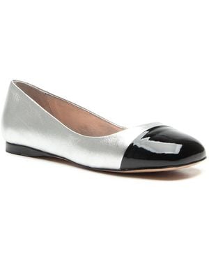 Vicenza Cali Leather Ballerina - White