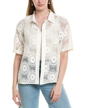 REVERIEE Lace Top - White