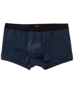 Hanro Micro Touch Boxer Brief - Blue