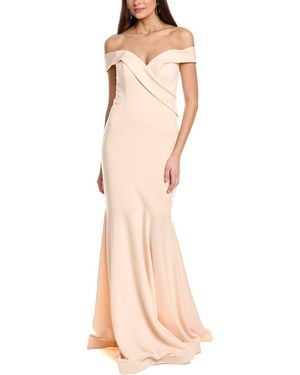 Rene Ruiz Trumpet Gown - Natural