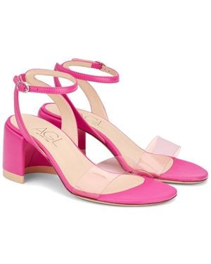 Agl Attilio Giusti Leombruni Isabelle Leather Sandal - Pink