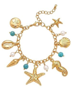 Liv Oliver 18K Plated 1.25 Ct. Tw. Bracelet - Metallic
