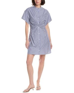 Rag & Bone Gretchen Stripe Poplin Shirtdress - Blue