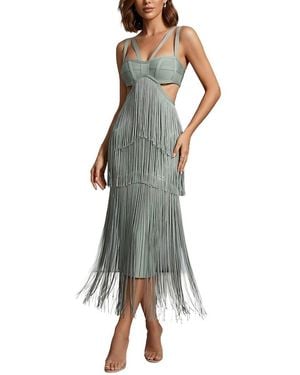 Amanda Royal Midi Dress - Green