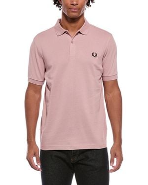 Fred Perry Pique Polo Shirt - Red