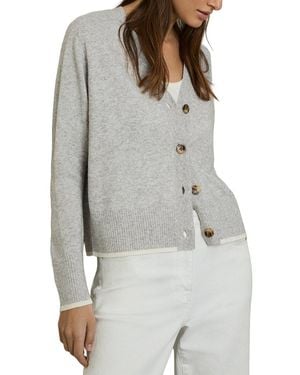 Reiss Abigail Knit Top - Gray