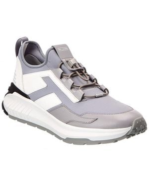 Tod's No_Code Neoprene & Leather Sneaker - White