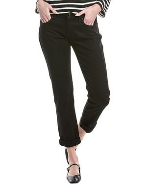 Rag & Bone Dre Low-Rise Slim Boyfriend Jean - Black
