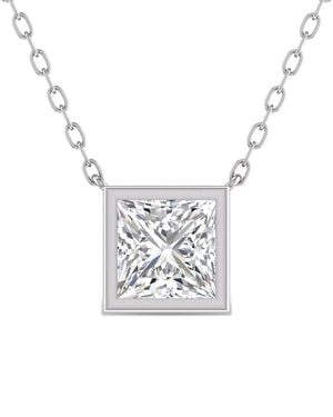 Lab Grown Diamonds 14k 0.75 Ct. Tw. Lab Grown Diamond Necklace - White