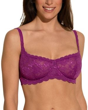 Cosabella Never Say Never Balconette Bra - Purple