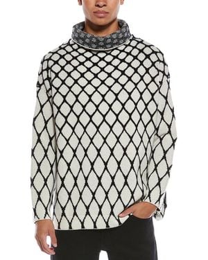 Valentino Printed Wool Jumper - Grey