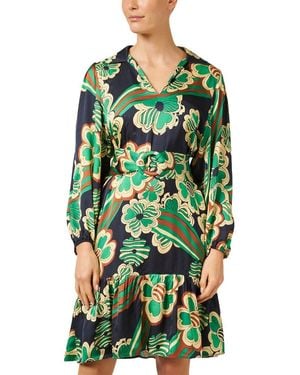 Tara Jarmon Rosie Print Dress - Green