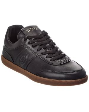 Tod's Cassetta Leather Sneaker - Black