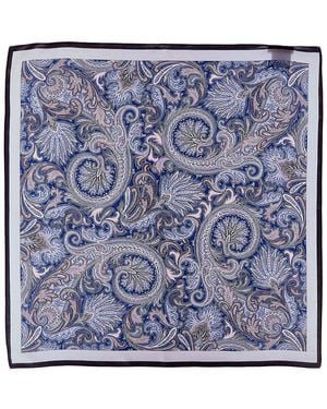 La Fiorentina Silk Scarf - Blue