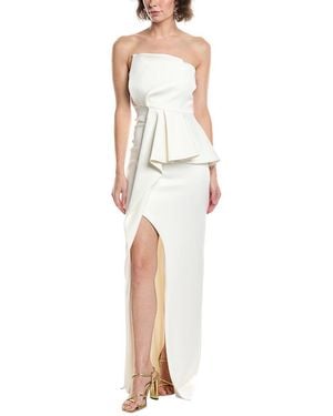 Black Halo Jonas Gown - White