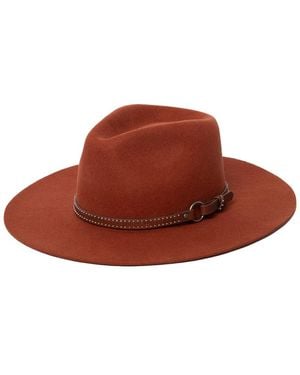 Frye Trina Turk Josie Wool Fedora - Red