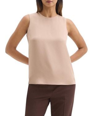 Theory Drape Back Shell Top - Natural