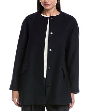 Theory Wool-blend Coat - Black