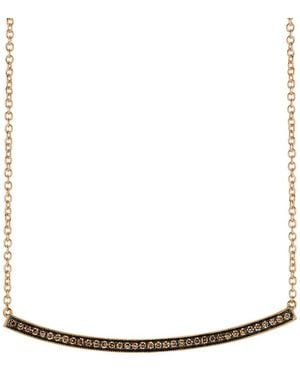 Le Vian Le Vian Chocolatier 14k Rose Gold 0.36 Ct. Tw. Diamond Necklace - White