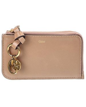 Chloé Leather Small Pouch - Brown