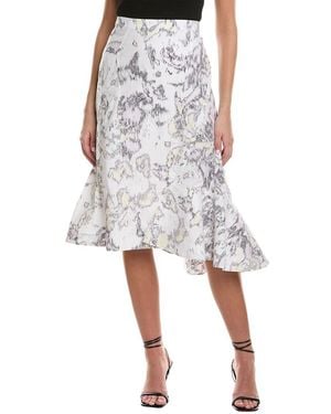 3.1 Phillip Lim Ruffle Hem Skirt - White
