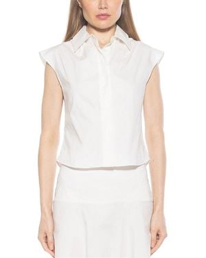Alexia Admor Juniper Shirt - White
