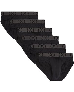 2xist 2(X)Ist Set Of 6 Sport Mesh Brief - Black