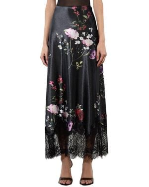 Alice + Olivia Maeve Slip Skirt - Black