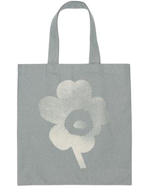 Marimekko Marimekko Vankka Unikko Placement Tote - Grey