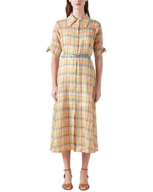 LK Bennett Saffron Dress - Natural