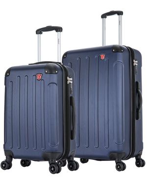 DUKAP Intely 2pc Hardside Luggage Set - Blue