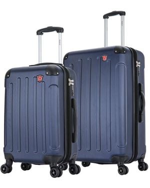 DUKAP Intely 2pc Hardside Luggage Set - Blue